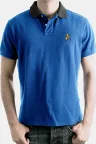 Star Trek Polo Shirt Logo blau