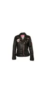 Wonder Woman Damen Lederjacke Peace Love