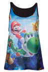 Nintendo Girlie Tank Top Super Mario Galaxy 2