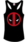 Marvel Comics Girlie Tank Top Deadpool Logo