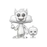 Looney Tunes POP!&Buddy Animation Vinyl Figur Sylvester&Tweety 9 cm