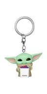 Star Wars: The Mandalorian and Grogu Pocket POP! Vinyl Schlüsselanhänger 4 cm Grogu with Popcorn Display (12)