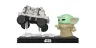 Star Wars: The Mandalorian and Grogu POP! Moment Vinyl Figuren Grogu with Polar Mouse Droid 9 cm