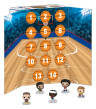 NBA Pocket POP! 14-Tage Countdown-Adventskalender