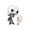 Nightmare Before Christmas POP! & Buddy Vinyl Figur Jack & Zero 9 cm