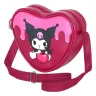 Sanrio Casual Heart Schultertasche Kuromi Cherry