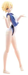 Sousaishojoteien Plastic Model Kit 1/10 Rui Saotome Touou High School Competitive Swimsuit Dreaming Style White Dolphin 16 cm