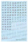 Megami Device M.S.G. Zubehör-Set für Plastic Model Kits 1/1 Buster Doll Paladin Eye Decal Set