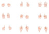 Megami Device M.S.G 09 Zubehör Set 1/1 Hand Set Skin Color B
