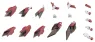 Kotobukiya M.S.G. Zubehör-Set für Plastic Model Kits Expansion Armor Type E Deep Red Ver. 6 cm