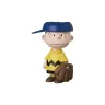 MLB × Peanuts UDF PVC Figur Los Angeles Dodgers Charlie Brown 9 cm