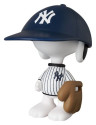 MLB × Peanuts UDF PVC Figur New York Yankees Snoopy 7 cm