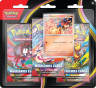 Pokemon TCG Wachsendes Chaos 3-Pack Booster Blister Mega-Entwicklung Deutsche Version