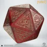 Der Hobbit Spindown Jumbo Würfel Ember TCG D20